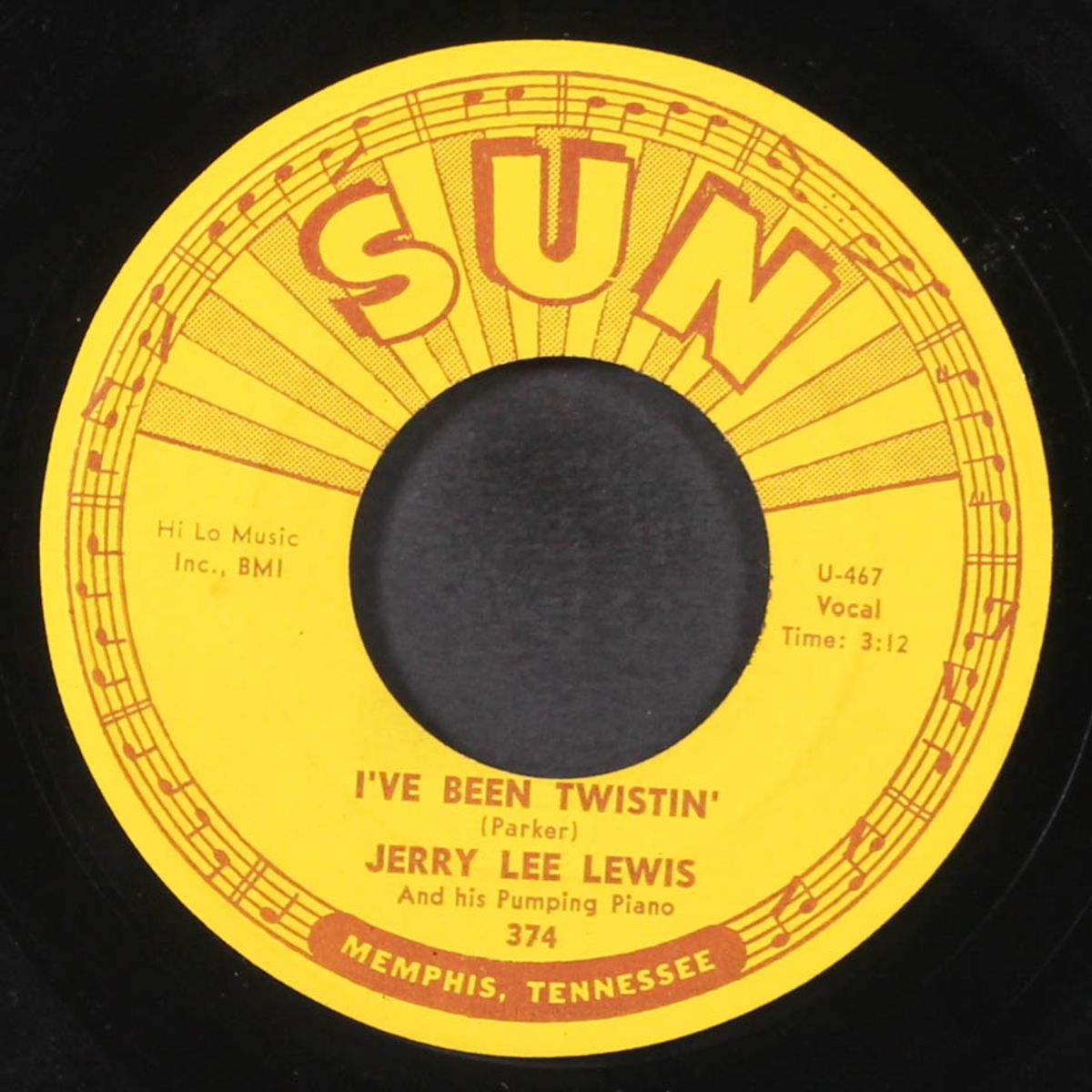 i've been twistin' / ramblin' rose by JERRY LEE LEWIS