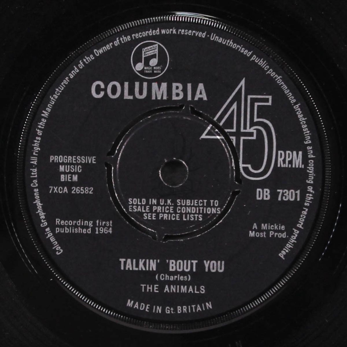 the house of the rising sun / talkin' 'bout you by ANIMALS