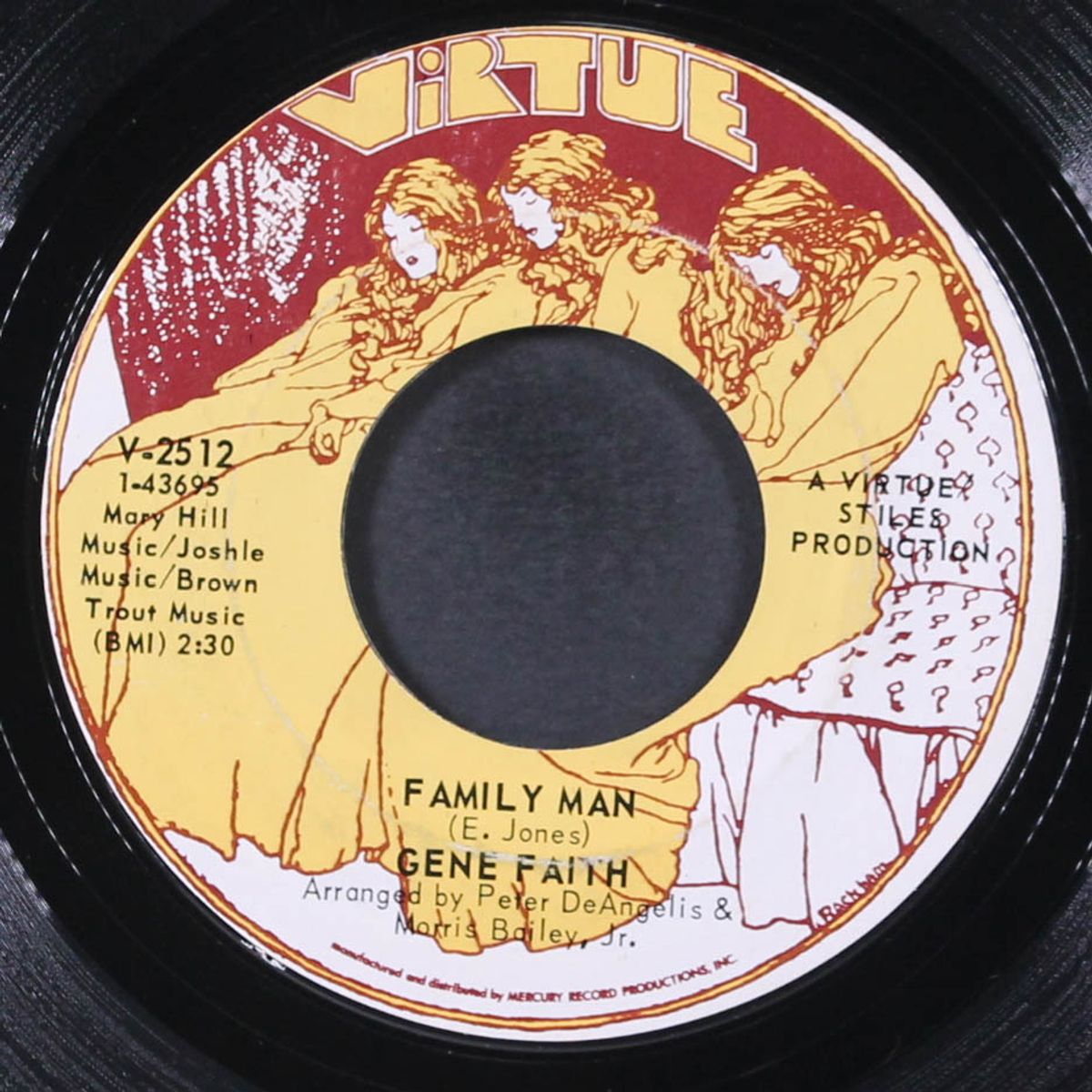 family man / my baby's missing by GENE FAITH
