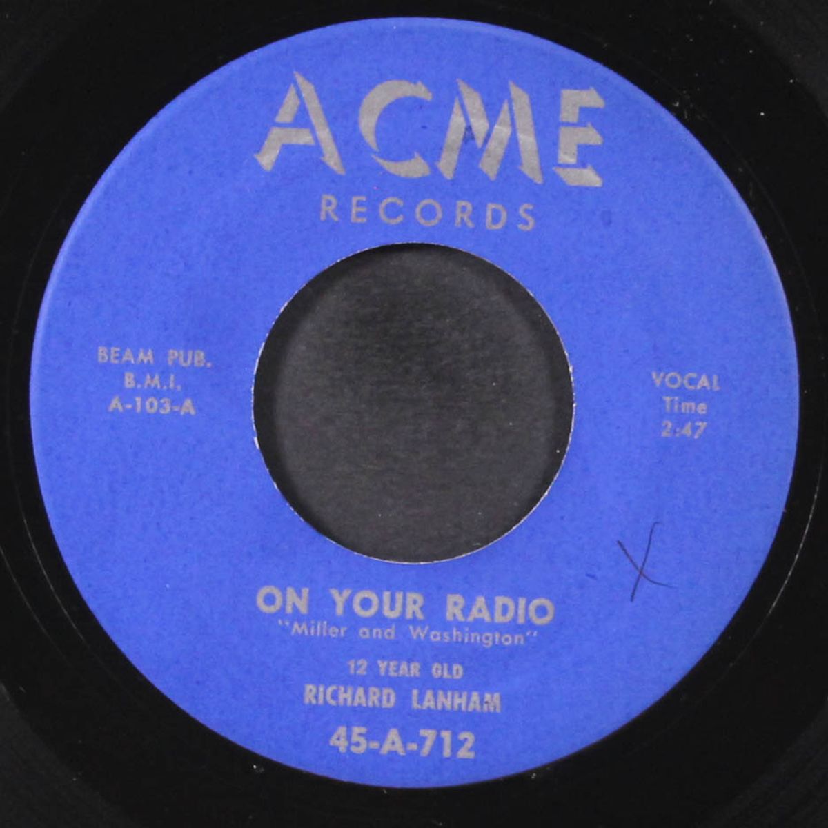 on your radio / dance of love by RICHARD LANHAM