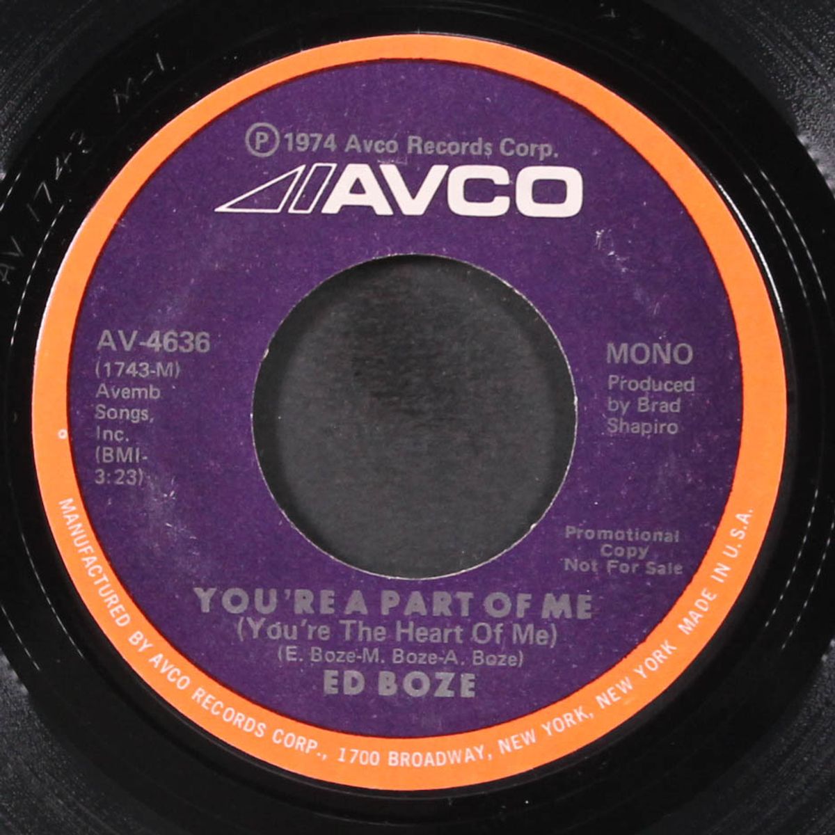 you're a part of me / mono by ED BOZE