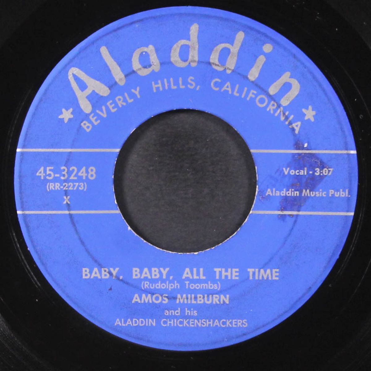 baby, baby, all the time / glory of love by AMOS MILBURN
