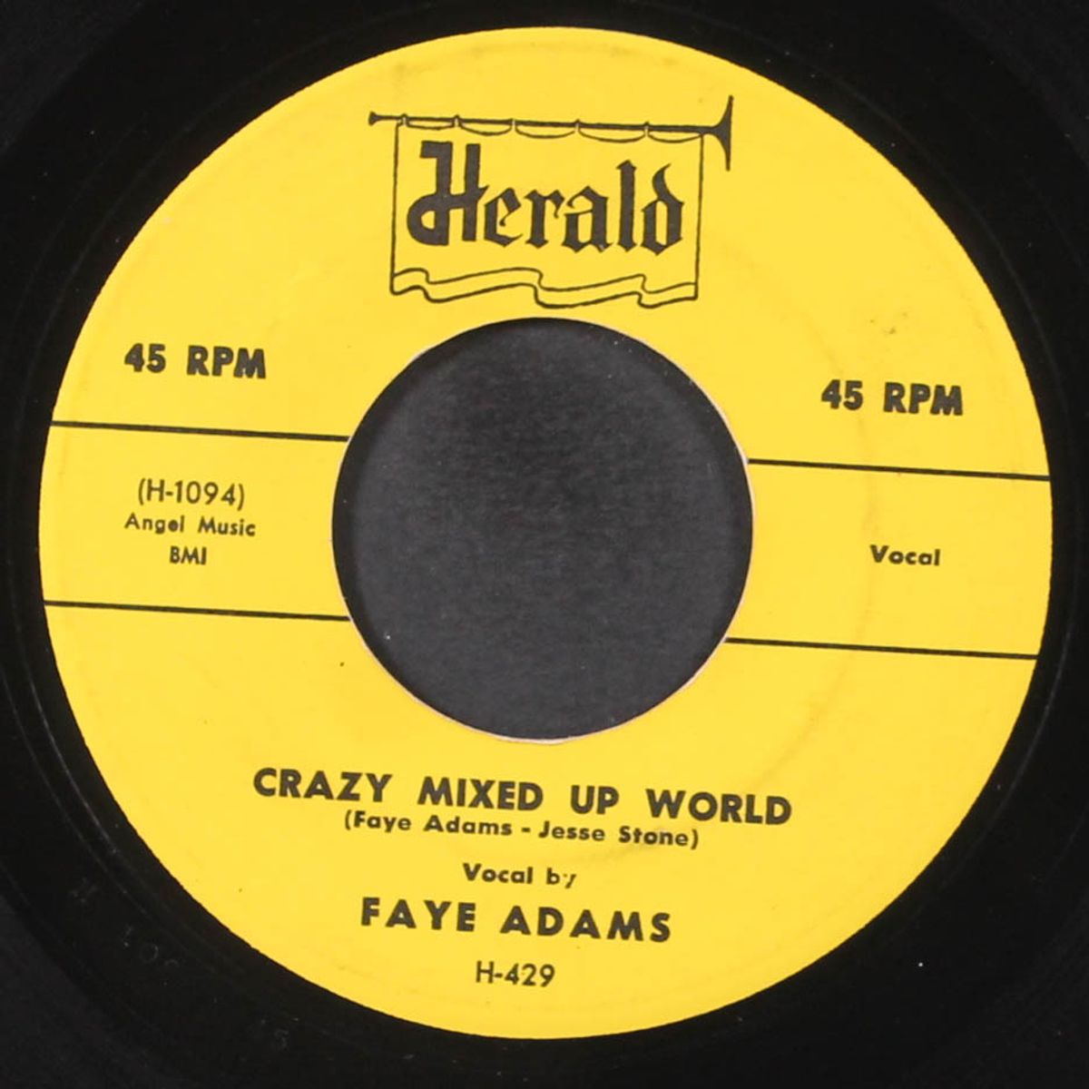 crazy mixed up world / somebody somewhere by FAYE ADAMS