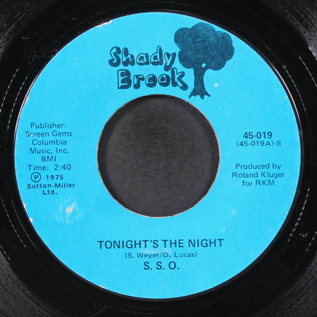 tonight's the night / disco version by S.S.O.