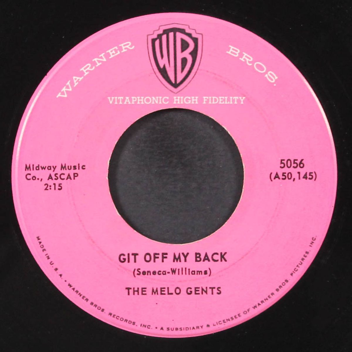 baby be mine / git off my back by MELO GENTS
