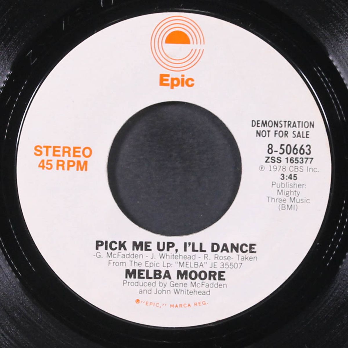 pick me up, i'll dance / mono by MELBA MOORE