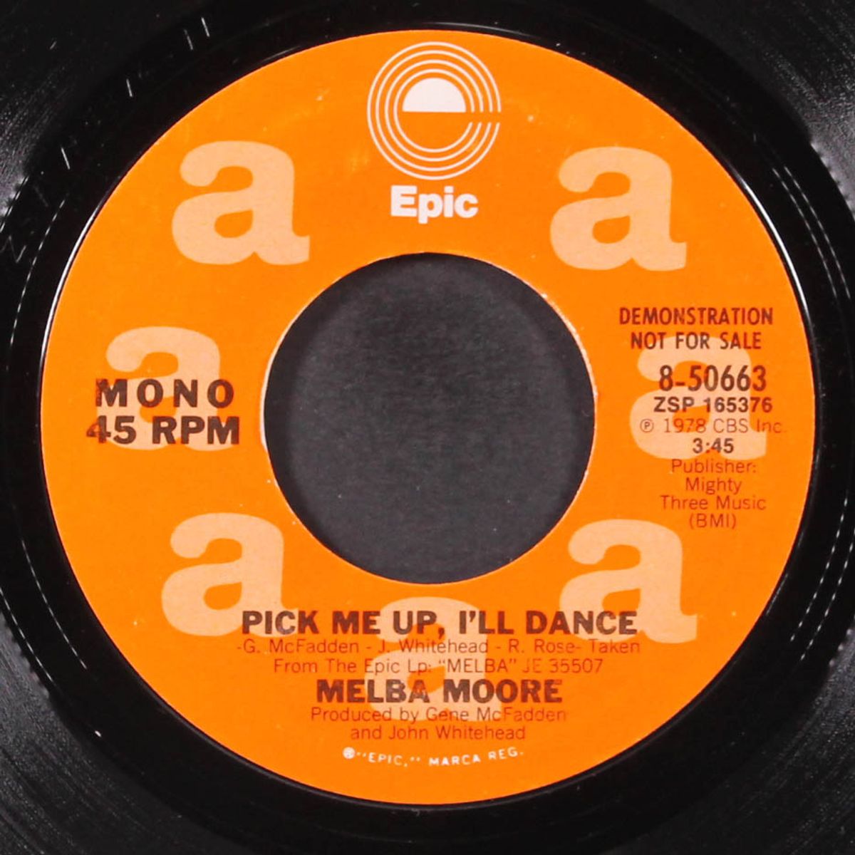 pick me up, i'll dance / mono by MELBA MOORE