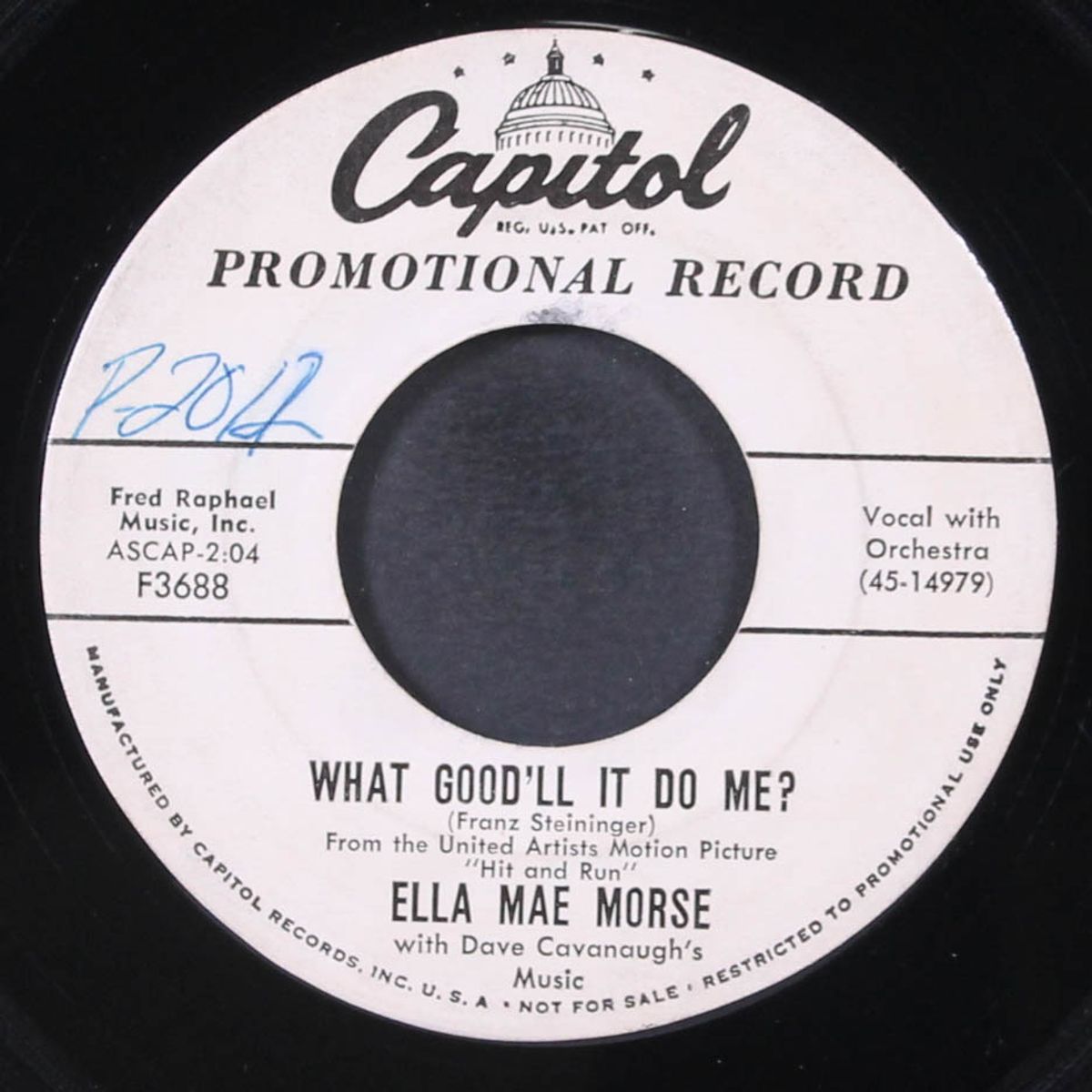 mister memory maker / what good'll it do me by ELLA MAE MORSE