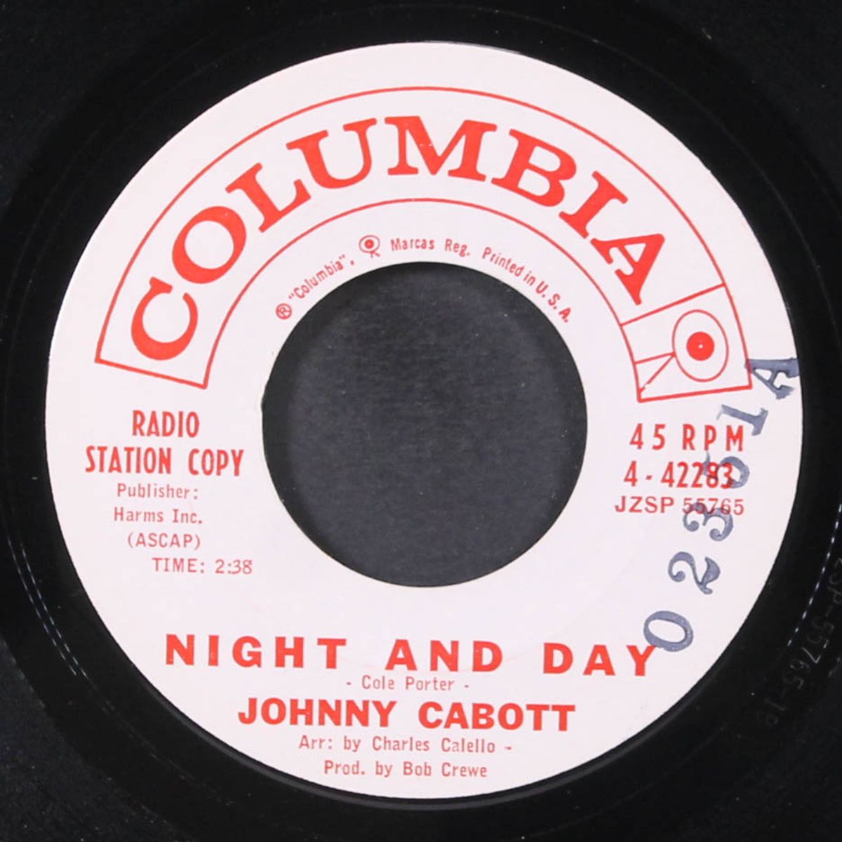 on my own again / night and day by JOHNNY CABOTT