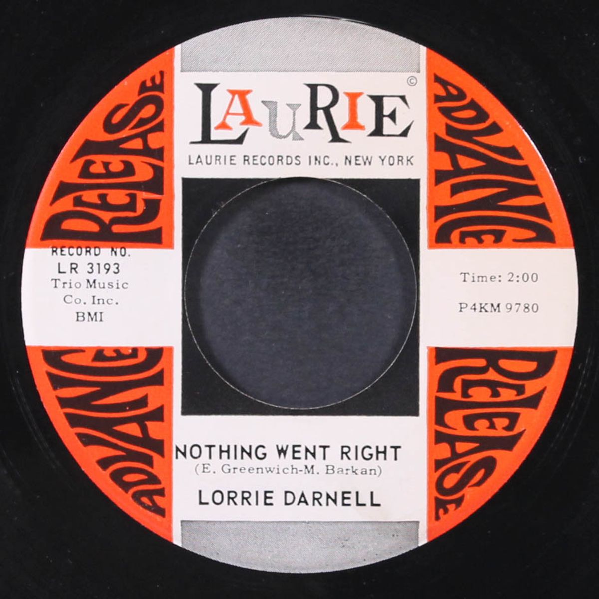 nothing went right / golden slipper strut by LORRIE DARNELL