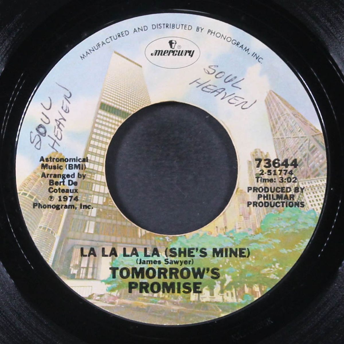 la la la la (she's mine) / never take your love away by TOMORROW'S PROMISE