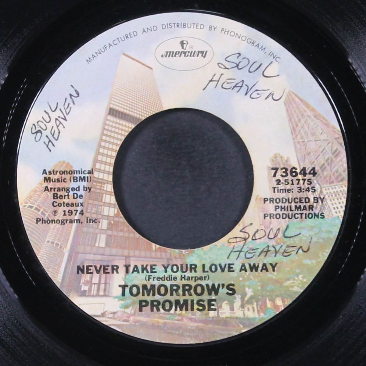 la la la la (she's mine) / never take your love away by TOMORROW'S PROMISE