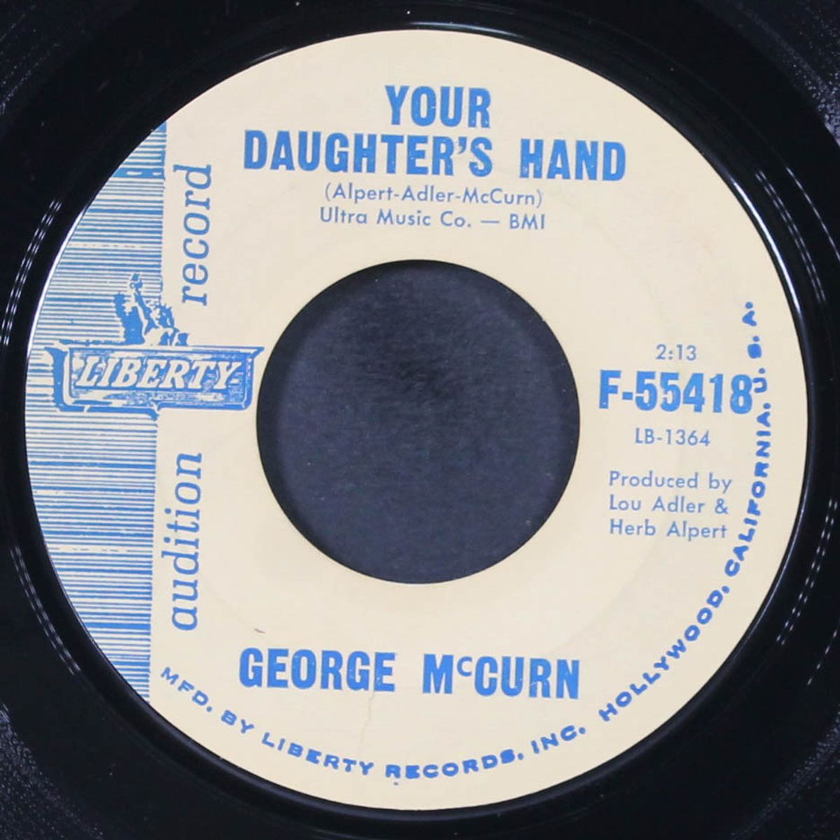 the time has come / your daugther's hand by GEORGE MCCURN