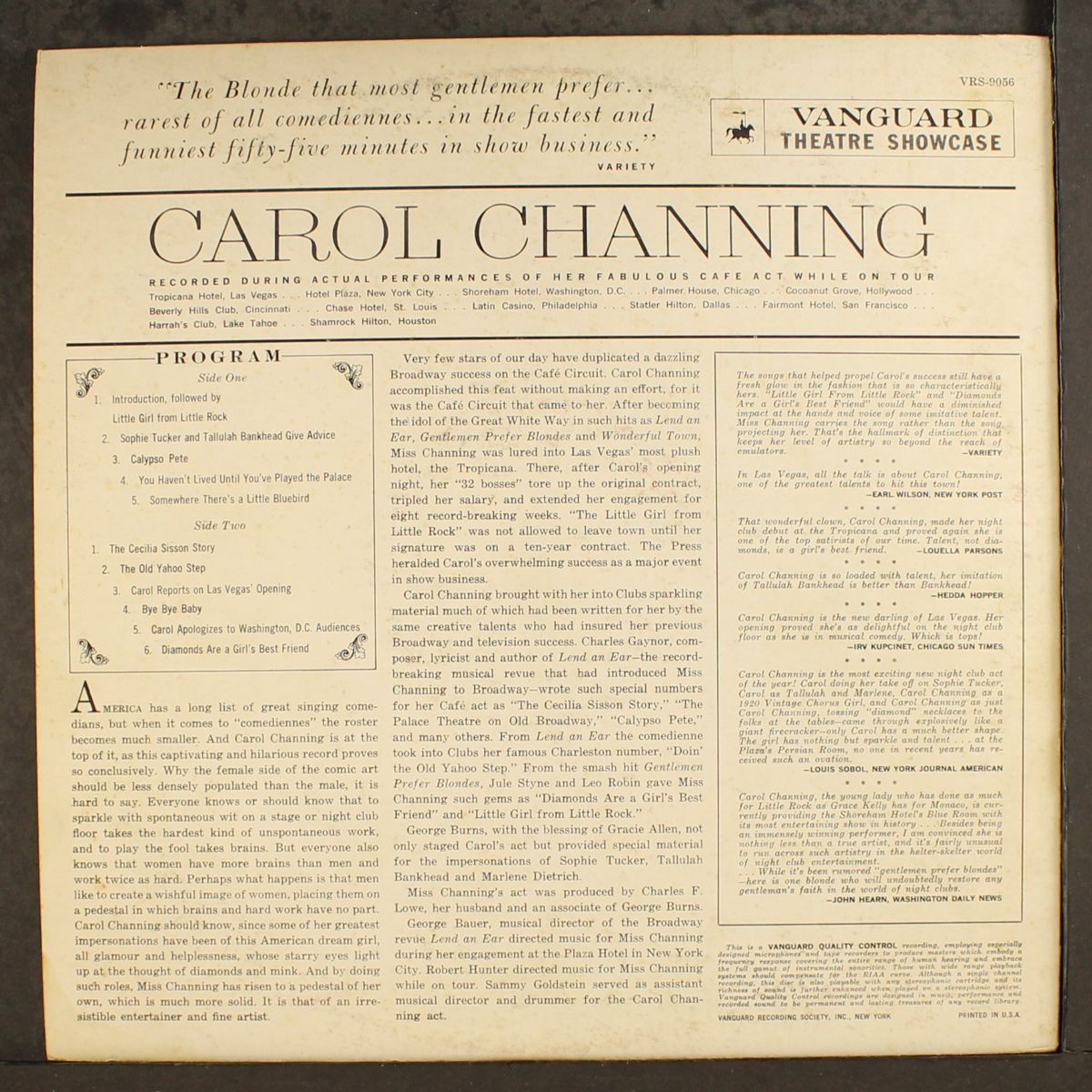 carol channing by CAROL CHANNING