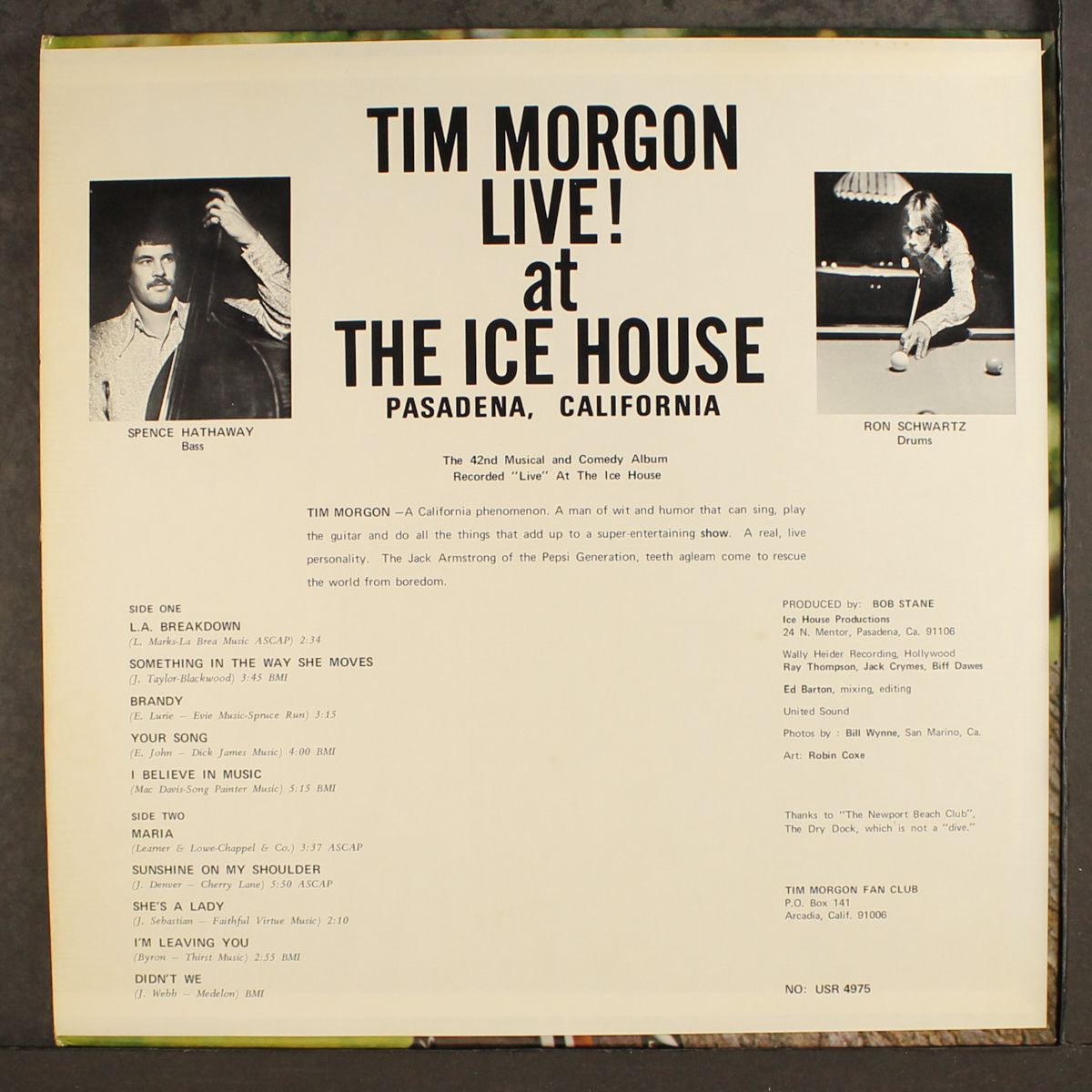 live! at the ice house by TIM MORGON