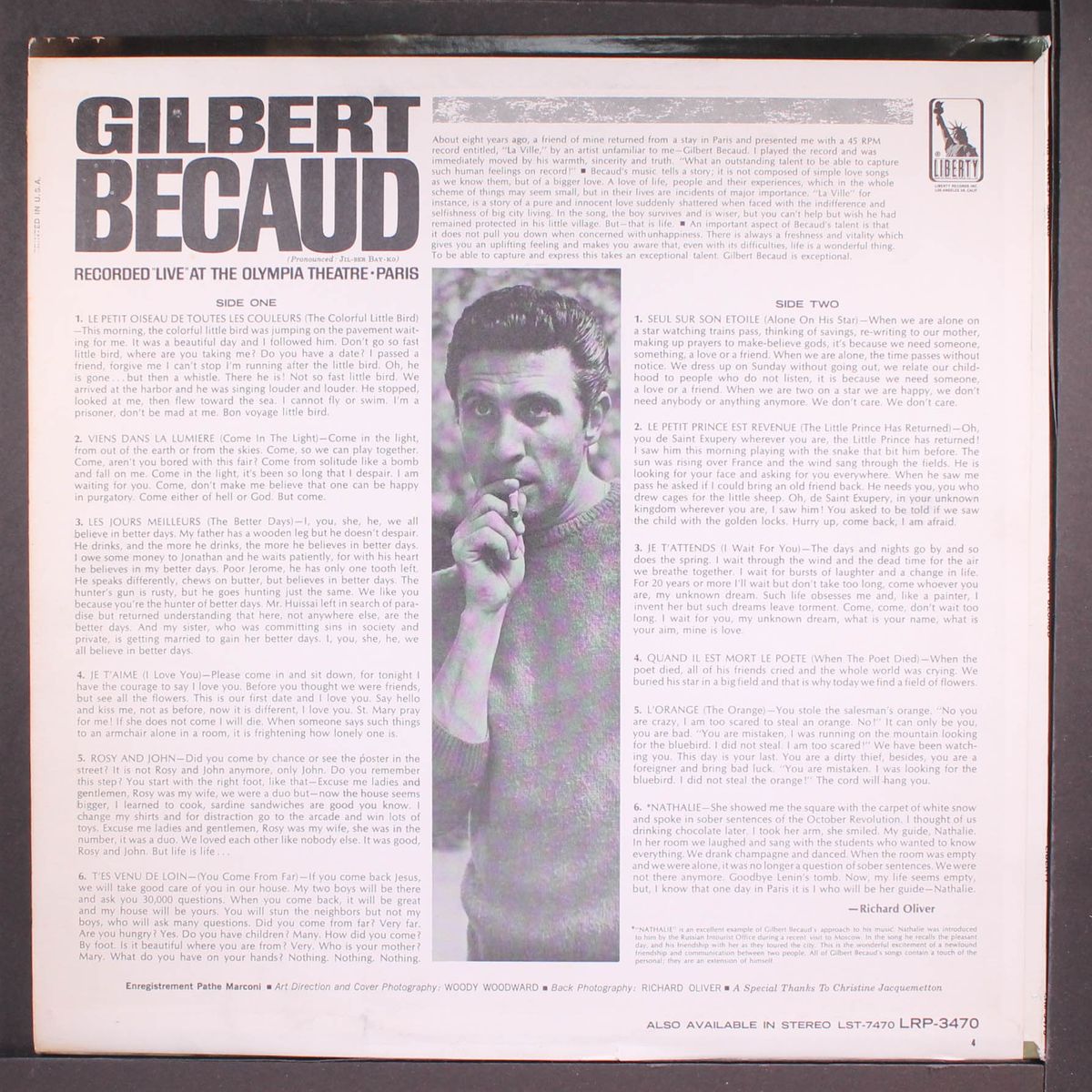 his newest songs by GILBERT BECAUD