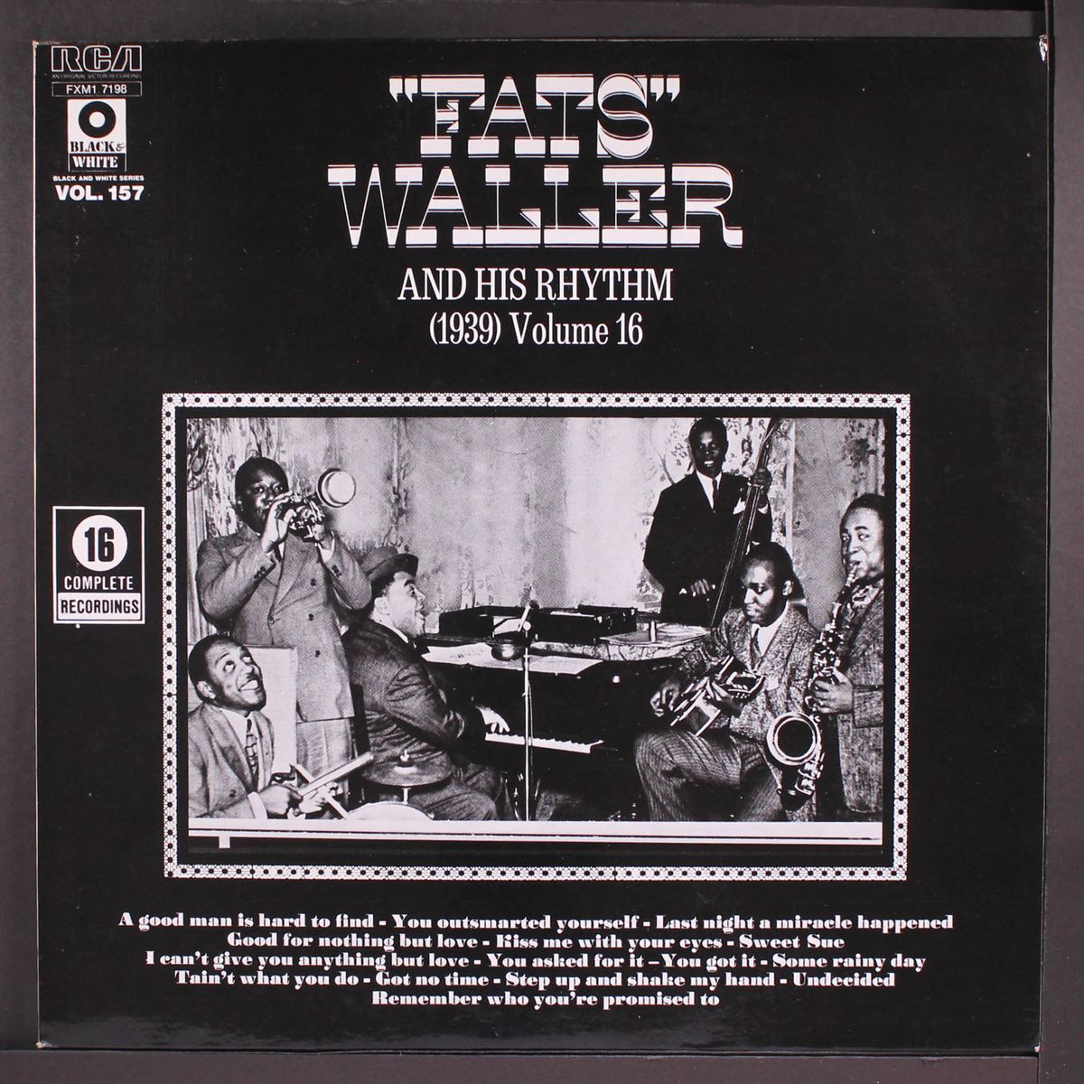 complete recordings, vol. 16 (1939) by FATS WALLER