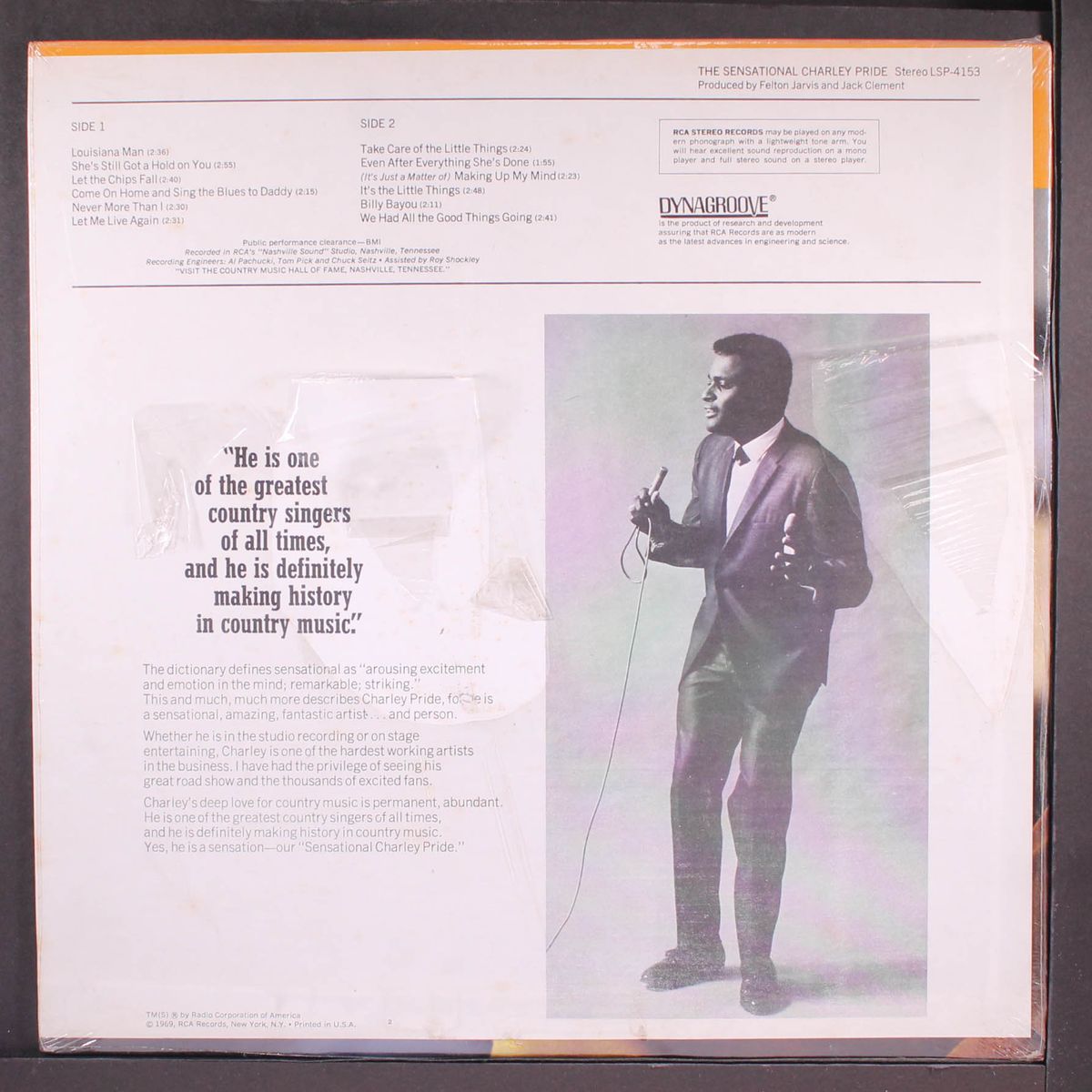 the sensational charlie pride by CHARLEY PRIDE