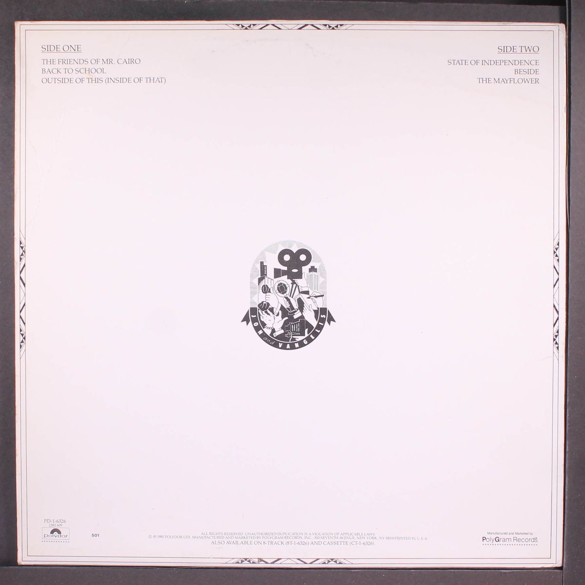 the friends of mr. cairo by JON & VANGELIS