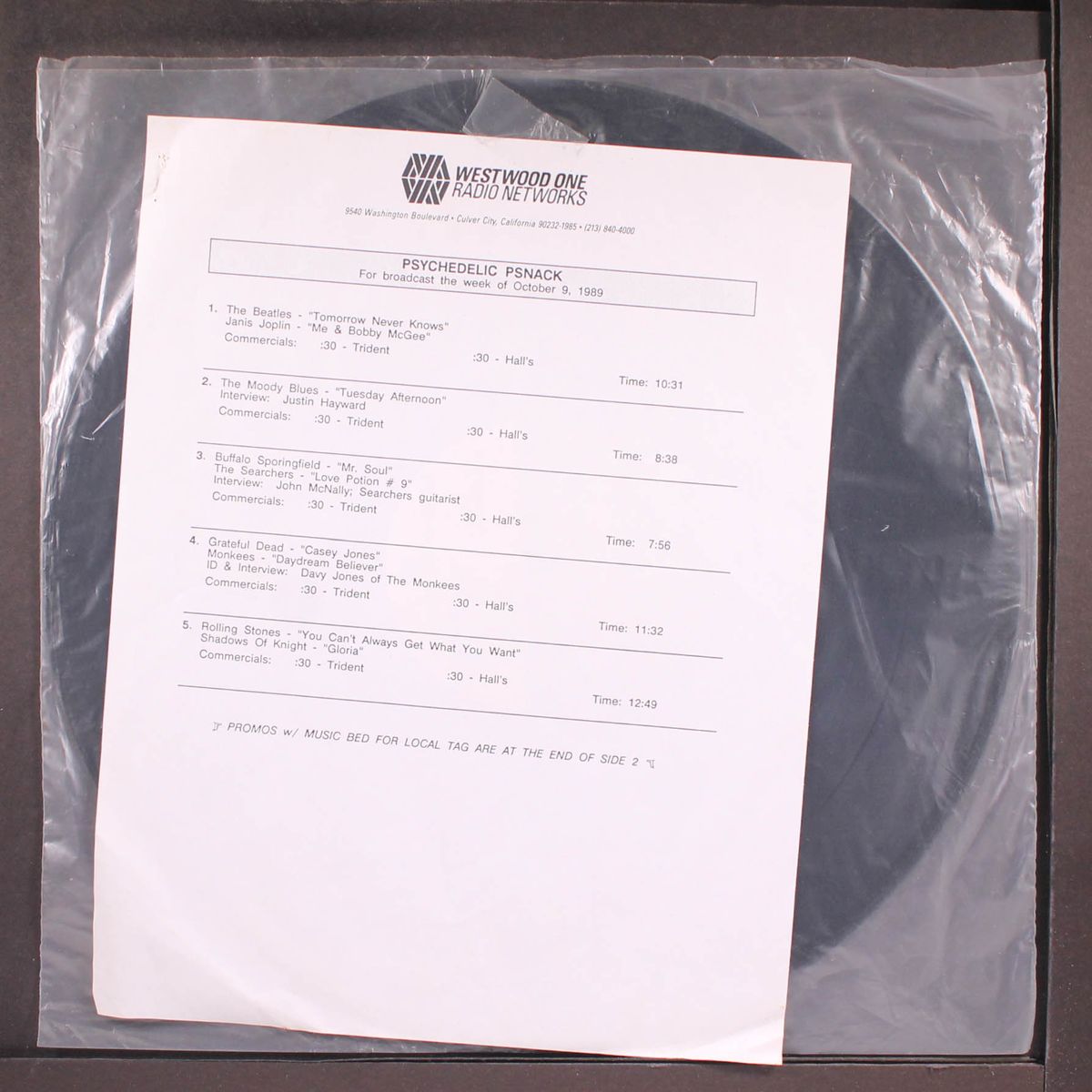 psychedelic psnack october 9 1989 by VARIOUS