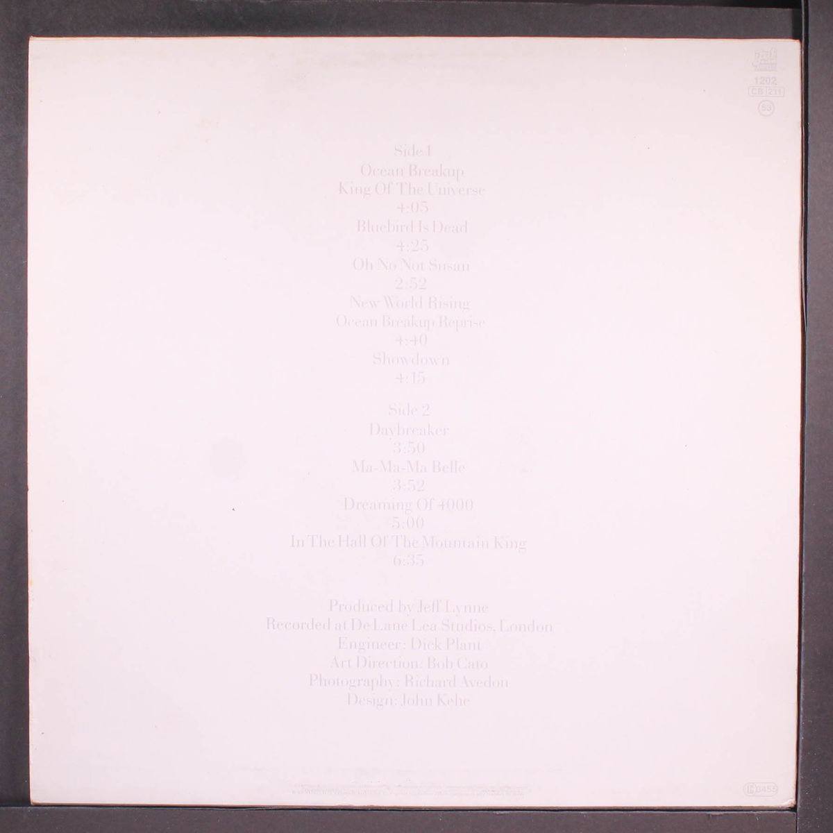 on the third day by ELECTRIC LIGHT ORCHESTRA