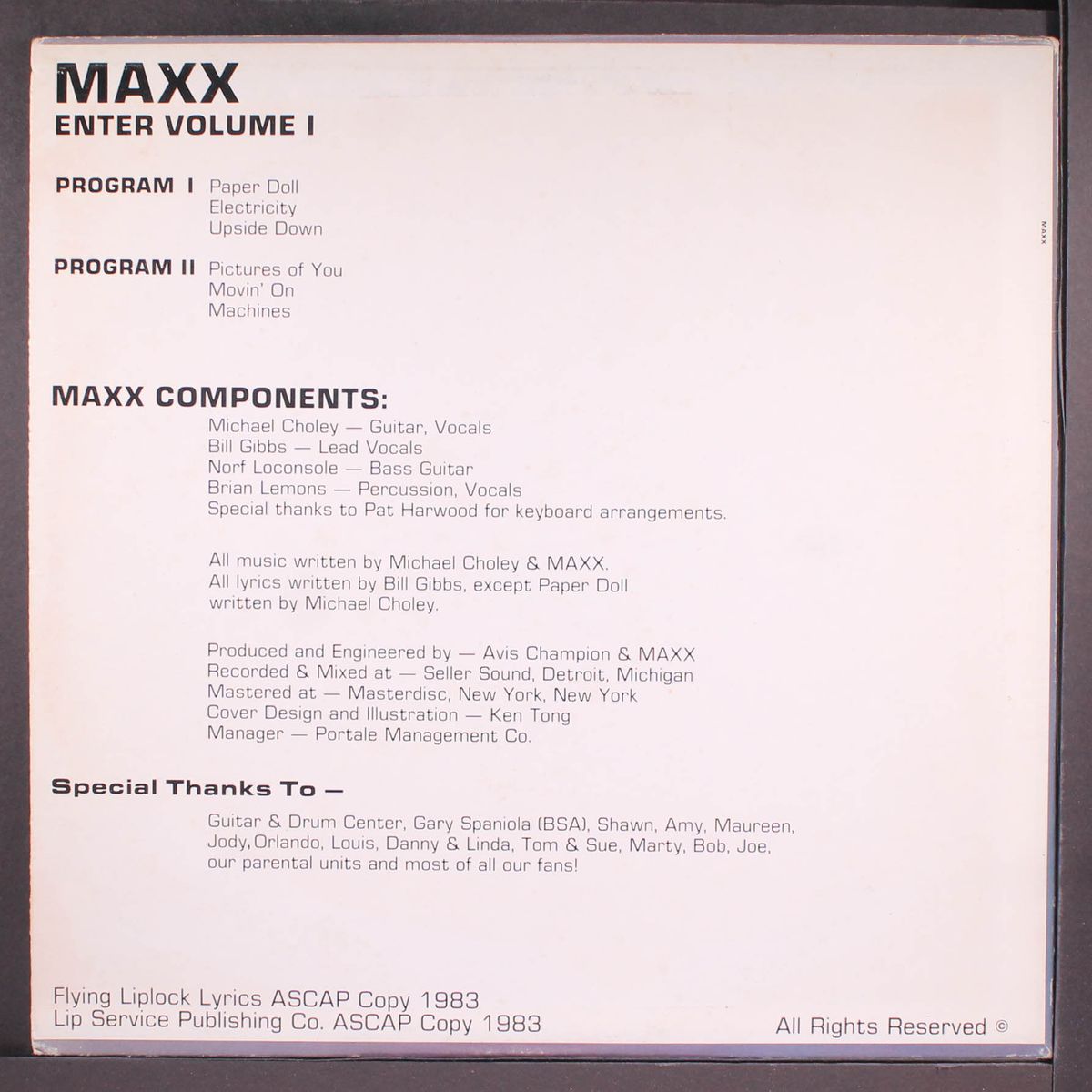 volume 1 by MAXX