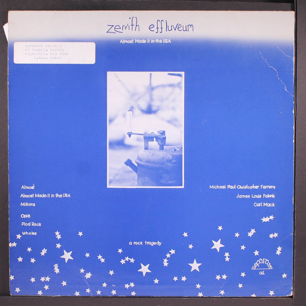 almost made it in the usa by ZENITH EFFLUVEUM