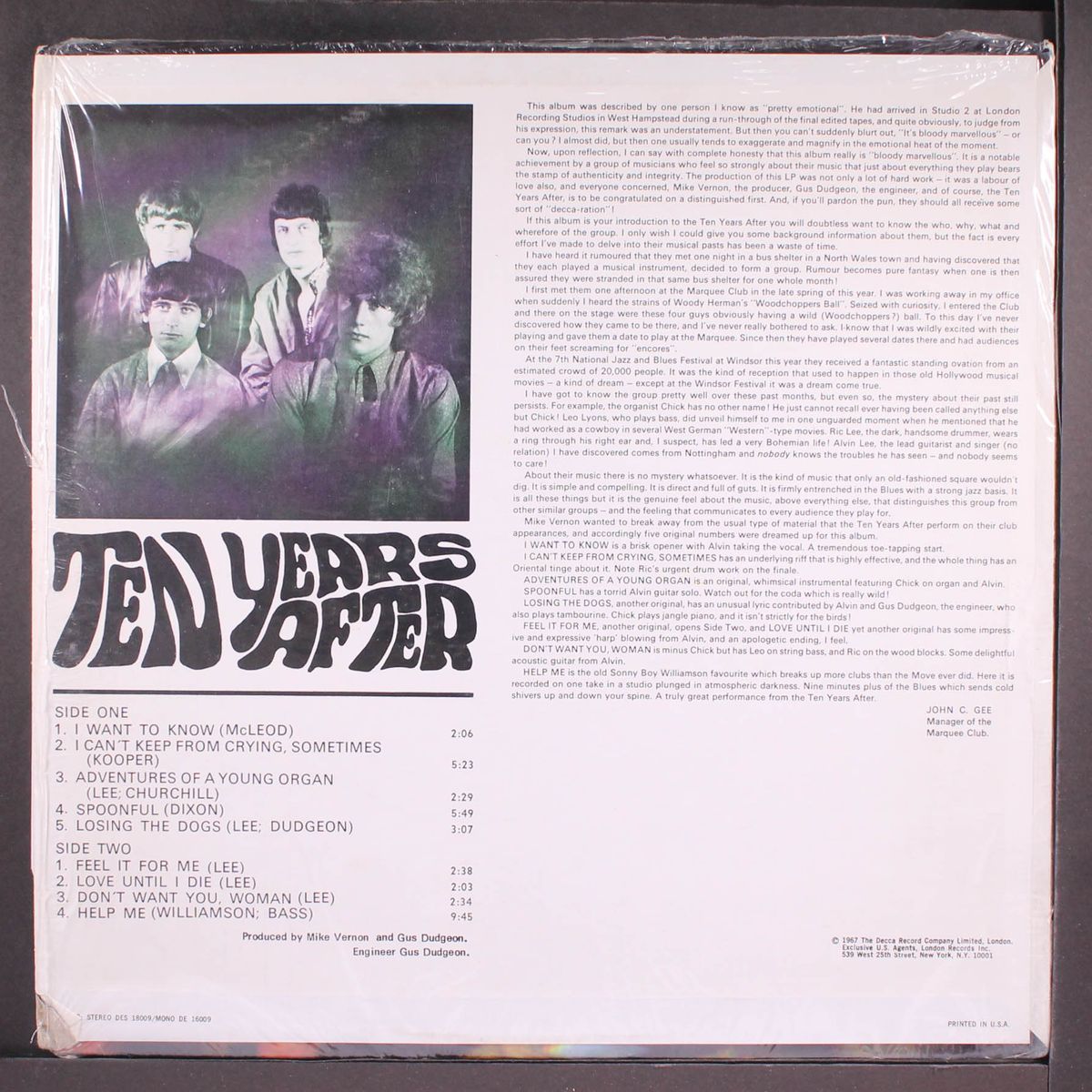 ten years after by TEN YEARS AFTER