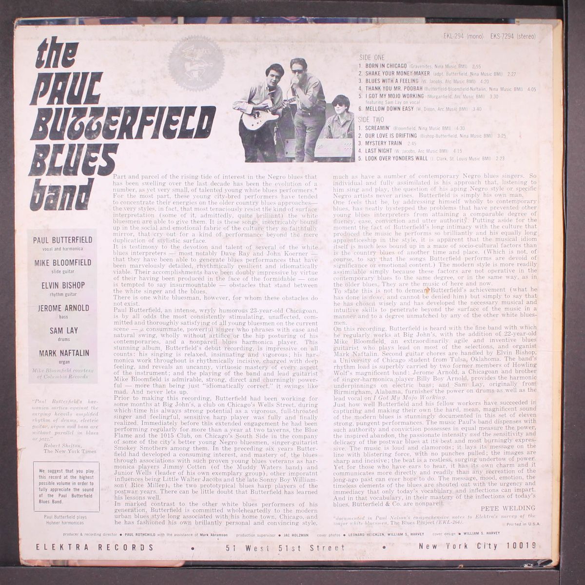 the paul butterfield blues band by PAUL BUTTERFIELD BLUES BAND