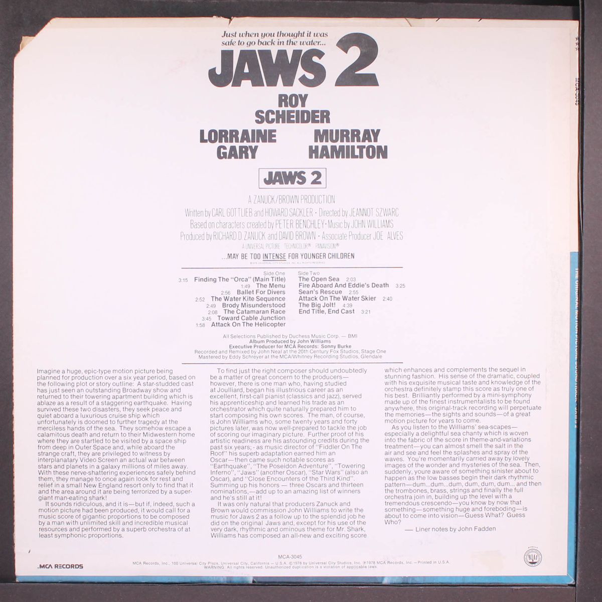 jaws 2 by SOUNDTRACK