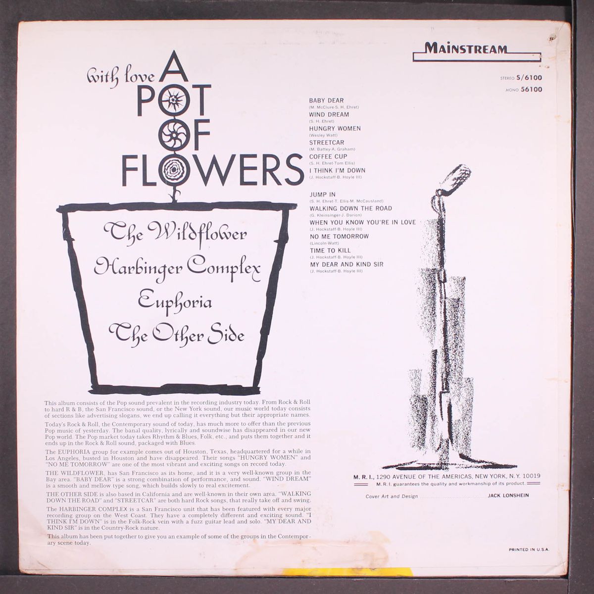 with love, a pot of flowers by VARIOUS