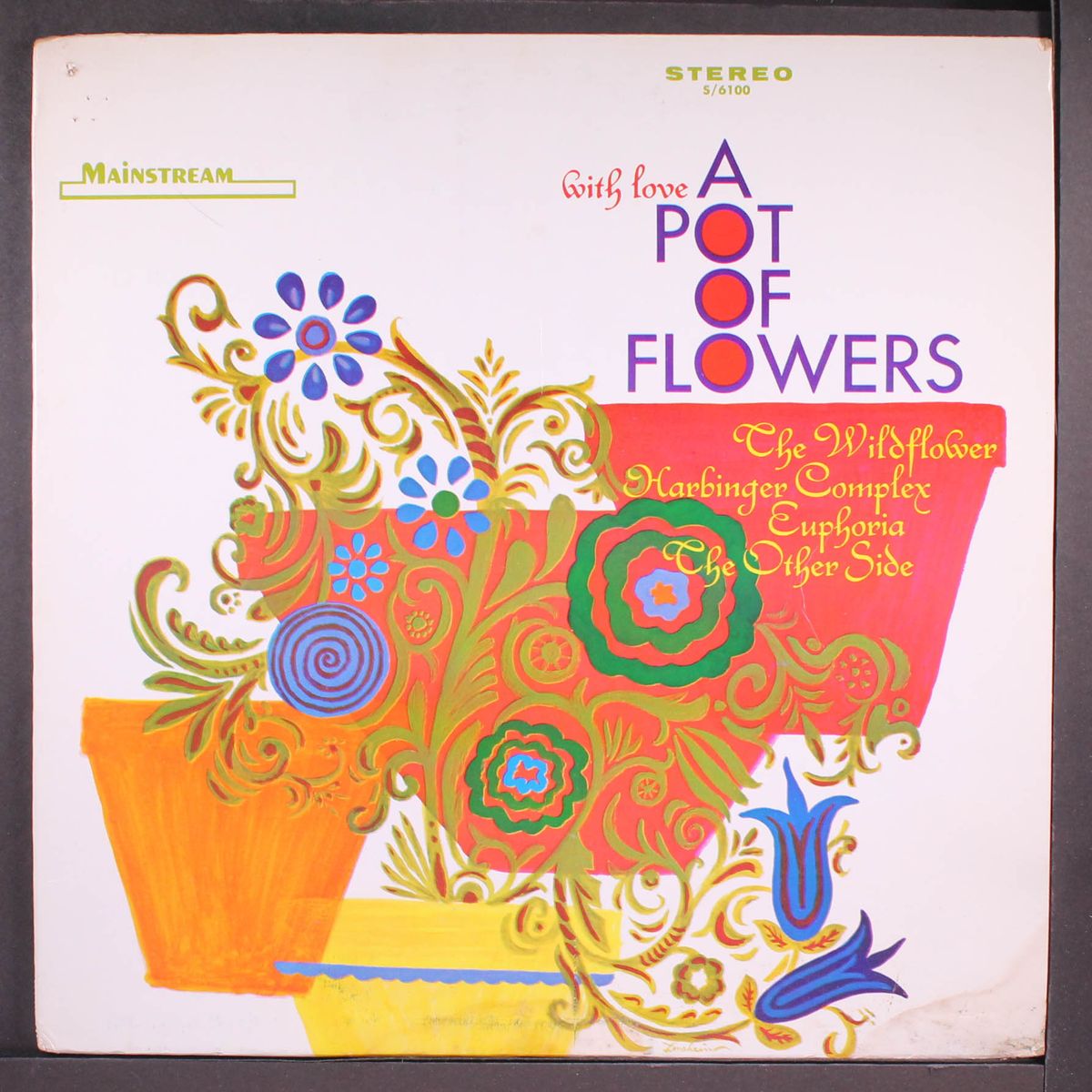 with love, a pot of flowers by VARIOUS