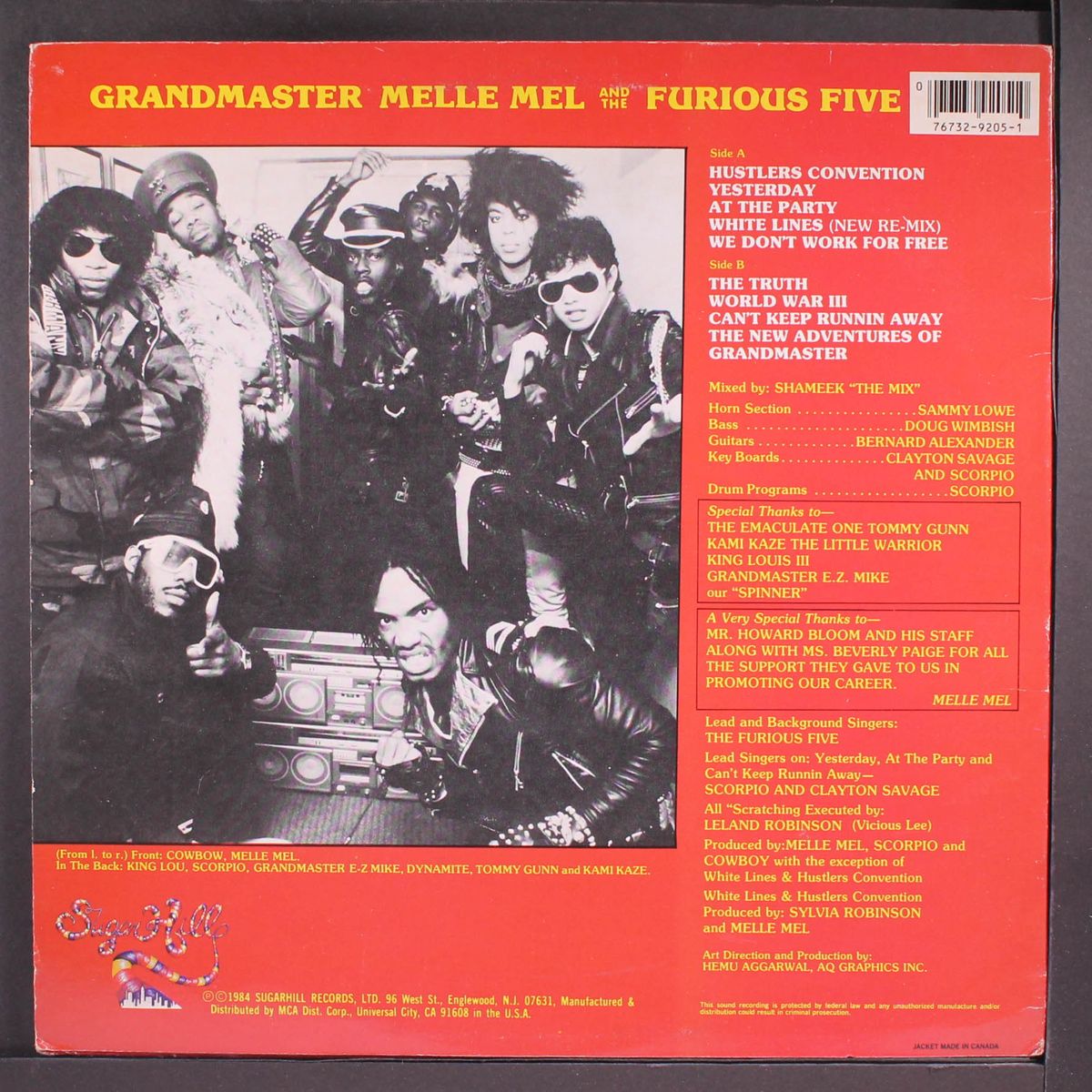 & the furious five by GRANDMASTER MELLE MEL