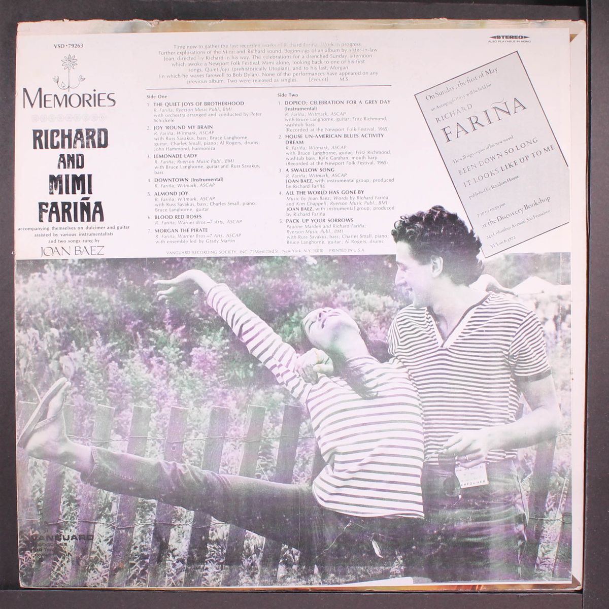 memories by RICHARD & MIMI FARINA