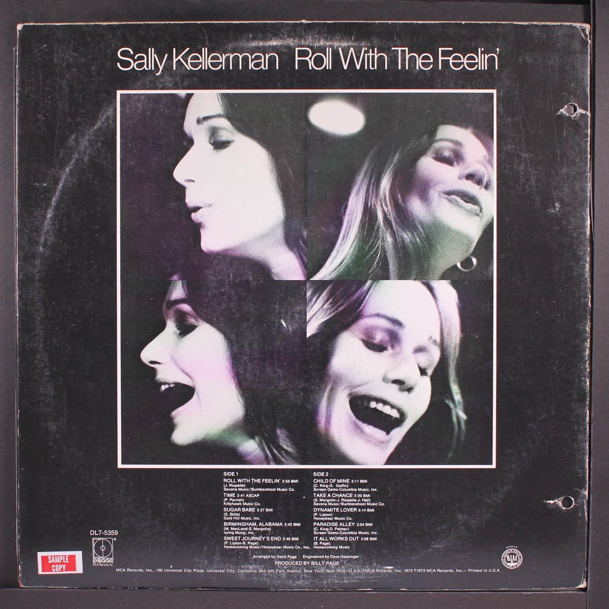 roll with the feelin' by SALLY KELLERMAN