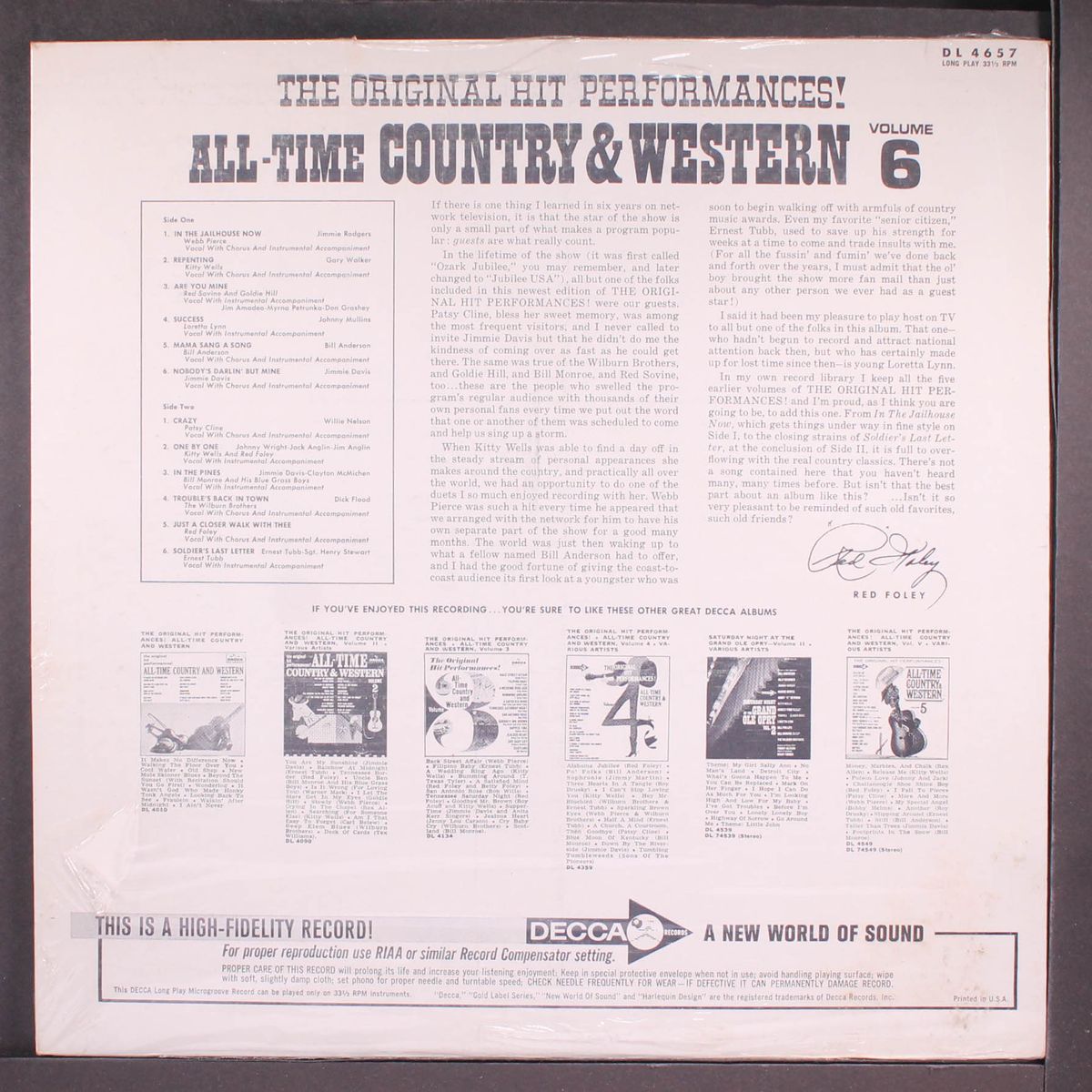 all-time country & western vol. 6 by VARIOUS