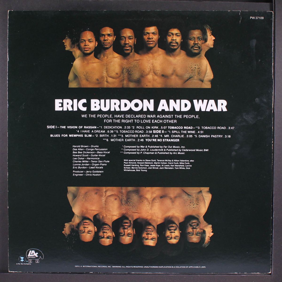 spill the wine by ERIC BURDON & WAR