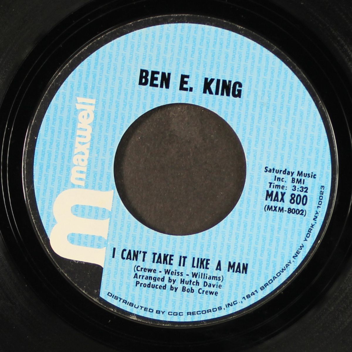 i can't take it like a man / goodbye my old gal by BEN E. KING
