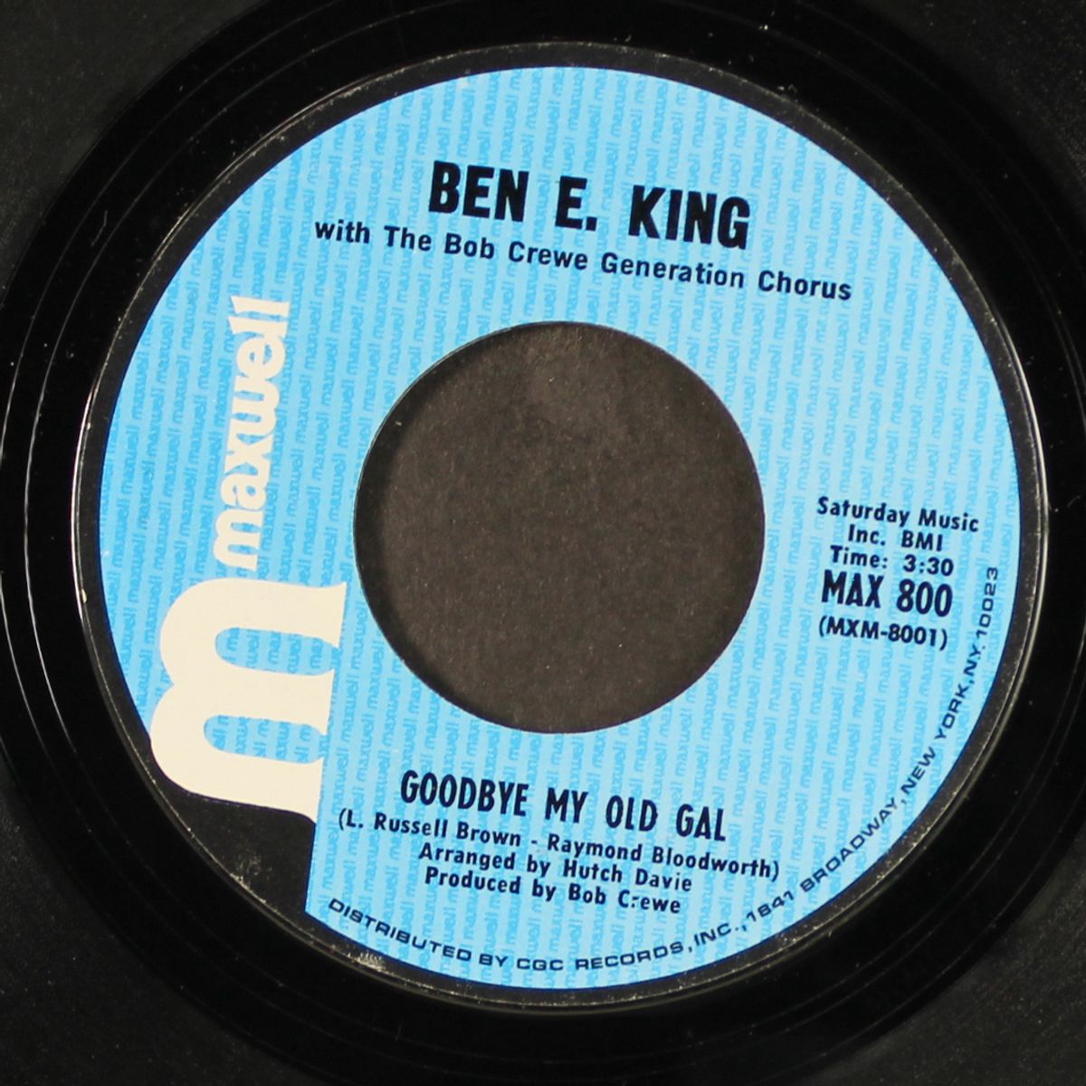 i can't take it like a man / goodbye my old gal by BEN E. KING
