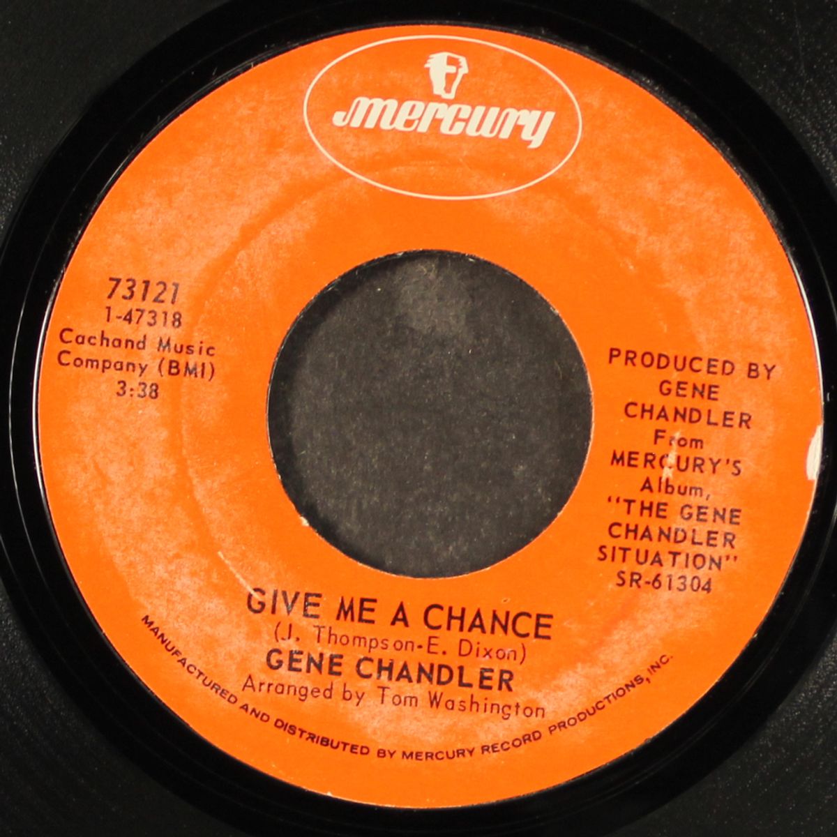 simply call it love / give me a chance by GENE CHANDLER