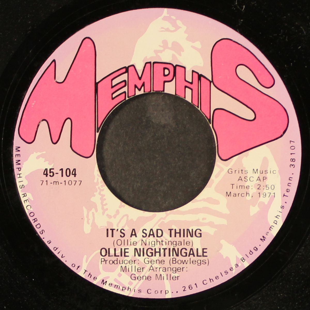 it's a sad thing / standing on your promise by OLLIE NIGHTINGALE