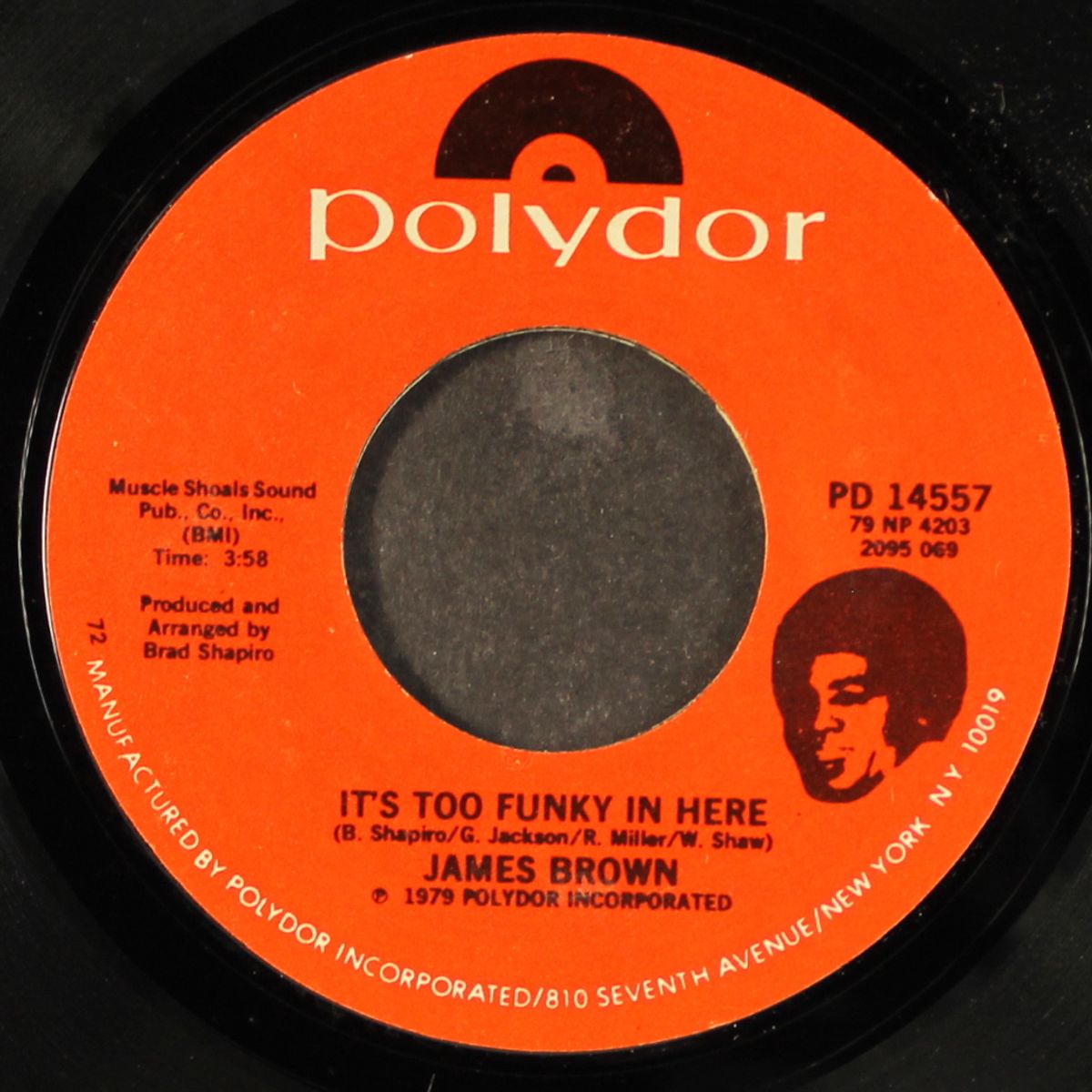it's too funky in here / are we really dancing by JAMES BROWN