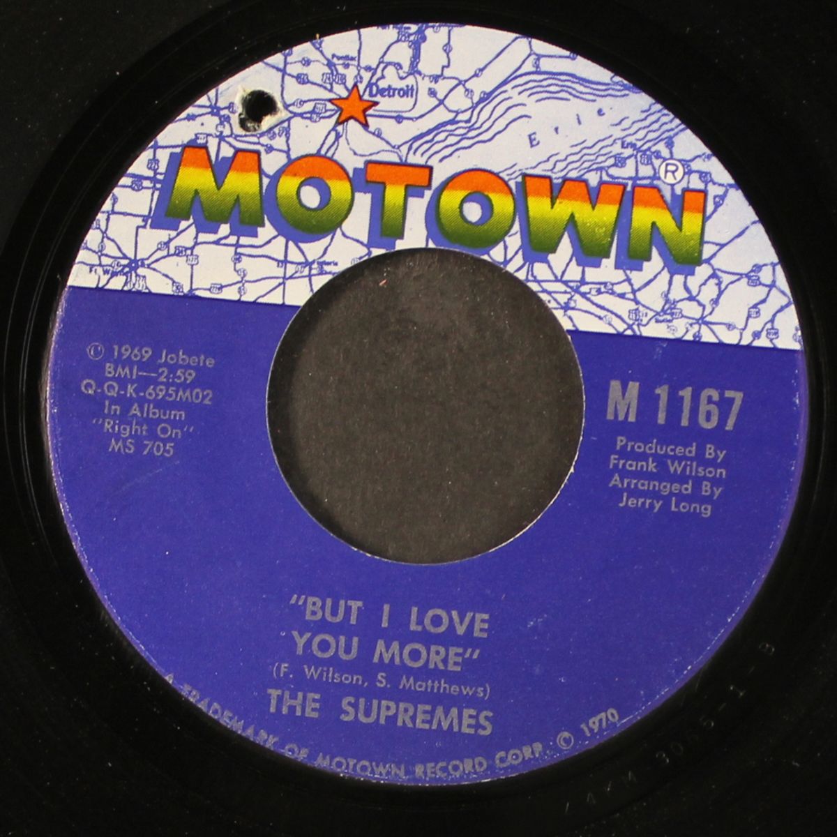 everybody's got the right to love / but i love you more by SUPREMES