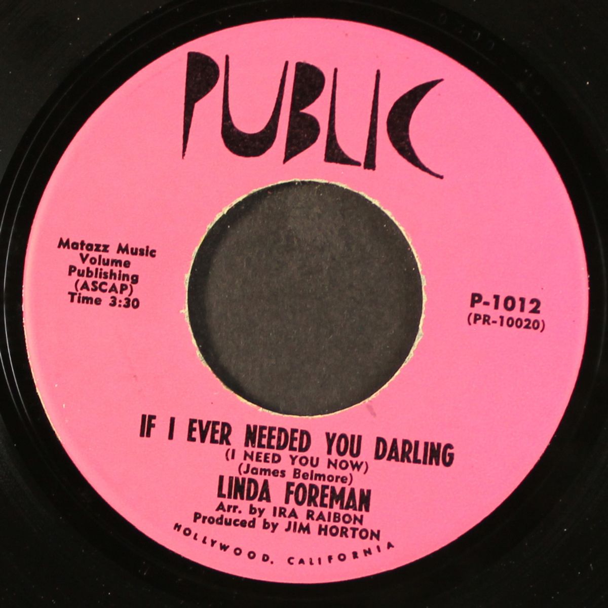 let's get it together / if i ever needed you darling by LINDA FOREMAN