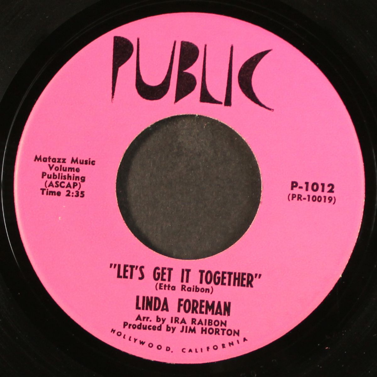 let's get it together / if i ever needed you darling by LINDA FOREMAN