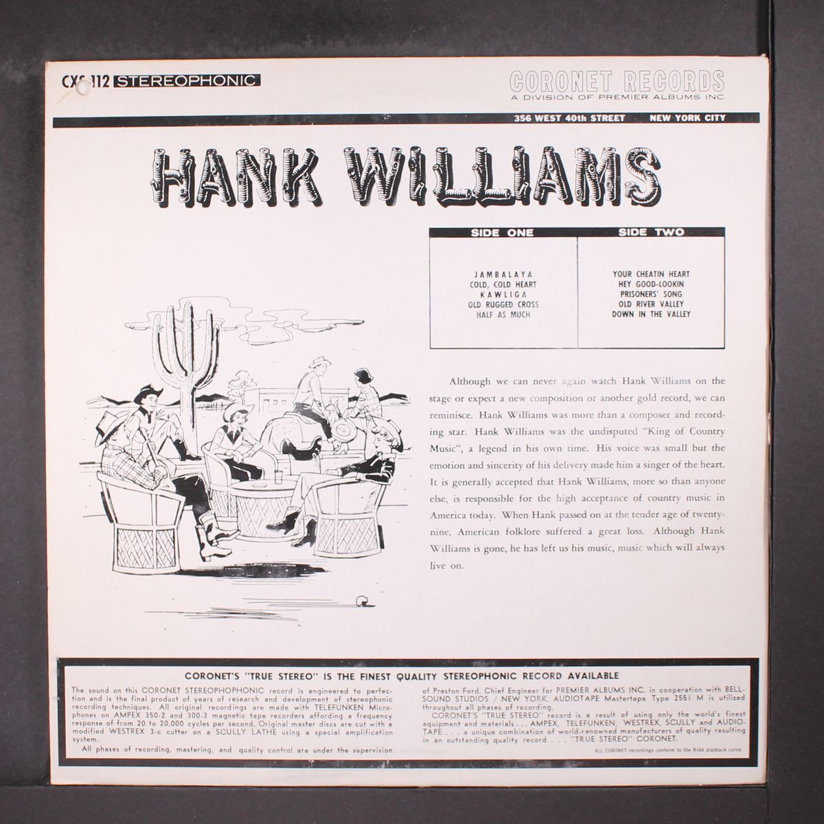 tribute to hank williams by SLIM BOYD