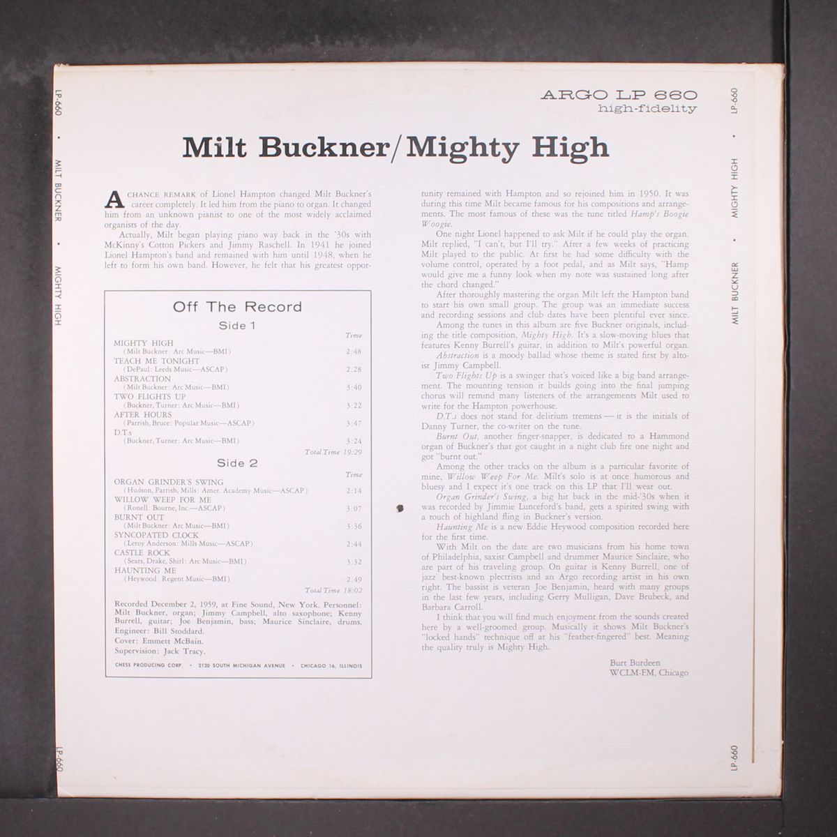 mighty high by MILT BUCKNER