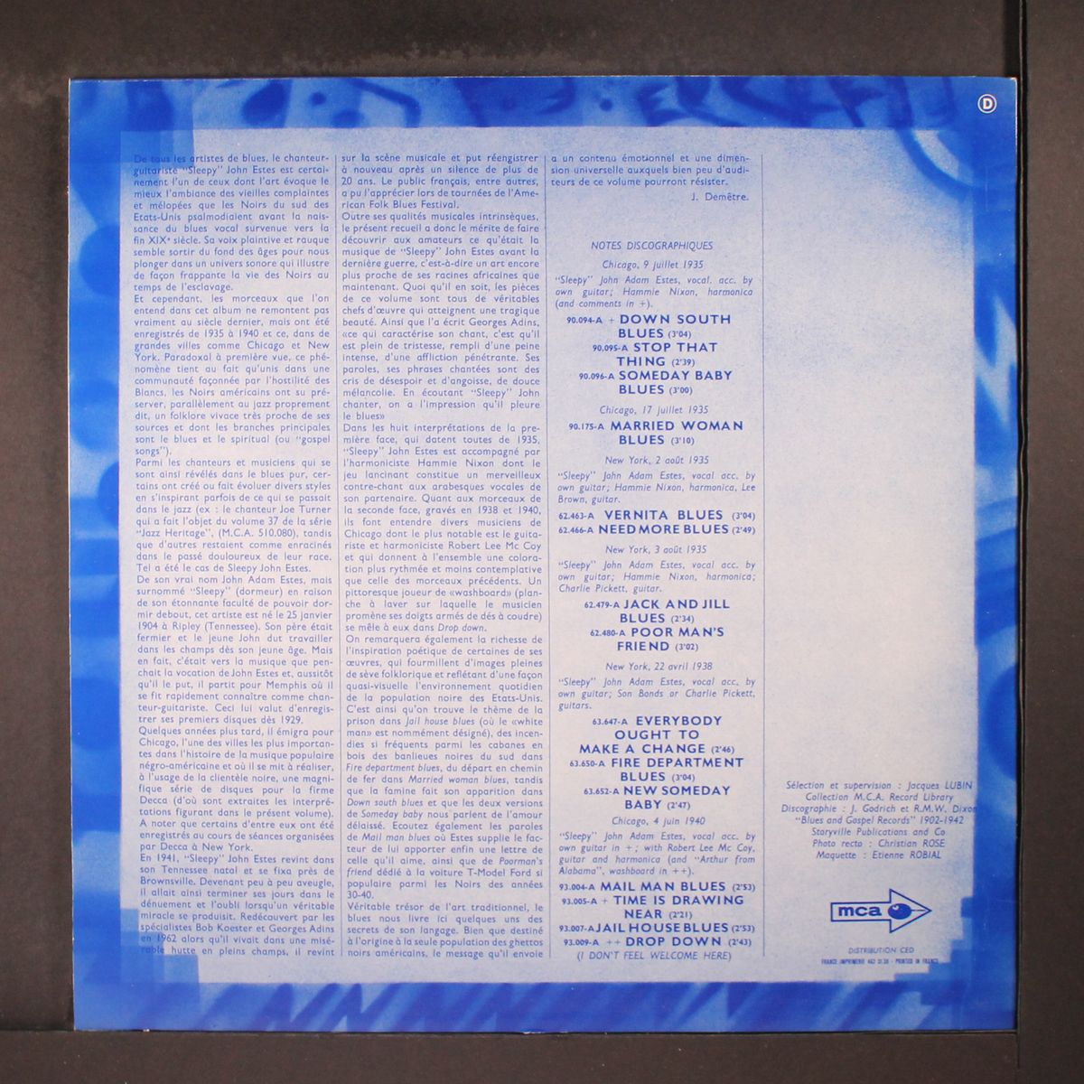 down south blues by SLEEPY JOHN ESTES