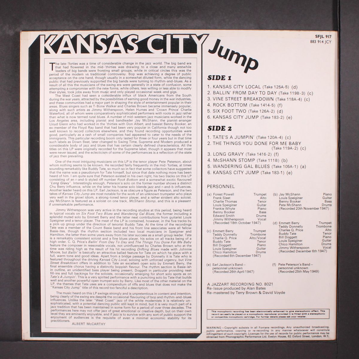 kansas city jump by VARIOUS