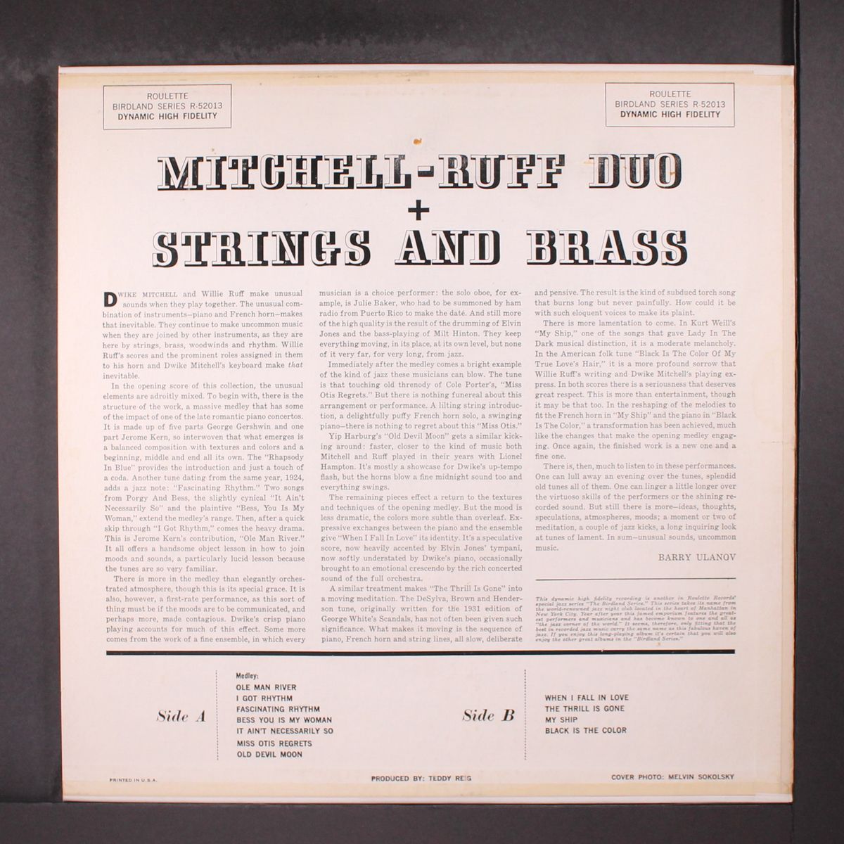 plus strings and brass by MITCHELL-RUFF DUO
